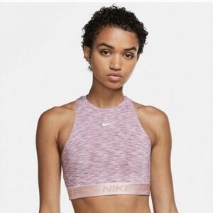 Nike Pro Dri Fit Space Dye Crop Tank